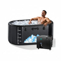Cold Plunge Tub Built for Athletes, 248 Gallon Capacity, 1 HP Chiller, WiFi Control, Water Treatment Kit