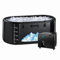 Cold Plunge Tub Built for Athletes, 248 Gallon Capacity, 1 HP Chiller, WiFi Control, Water Treatment Kit