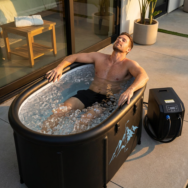 Cold Plunge Tub Built for Athletes, 248 Gallon Capacity, 1 HP Chiller, WiFi Control, Water Treatment Kit