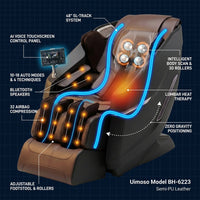 Full Body Massage Chair Zero Gravity 3D Shiatsu Recliner Sl-Track Heat, AI Voice — How It Works